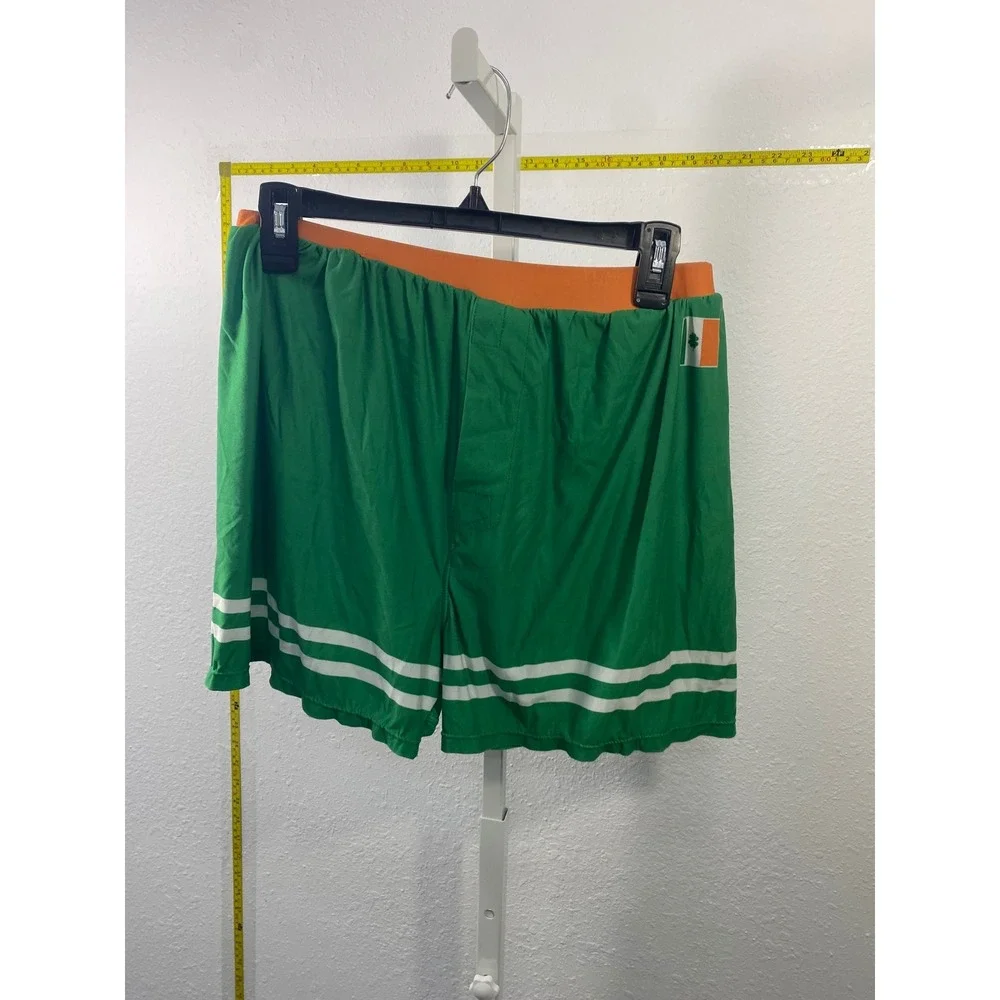Ireland Green Orange St Patricks Day Boxer Shorts Mens XL Irish Flag Athletic